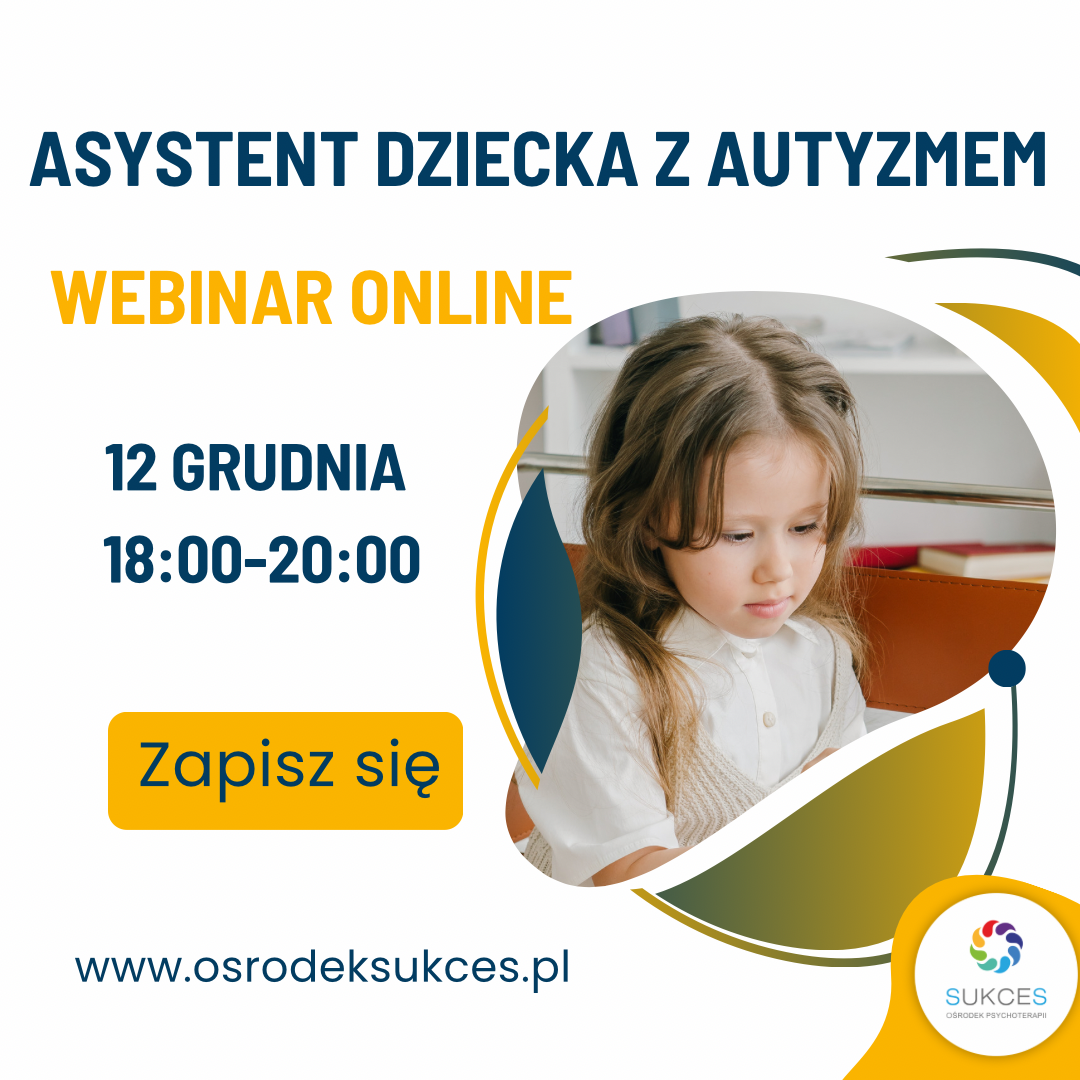 Asystent dziecka z autyzmem – szkolenie online (12.12.2025)
