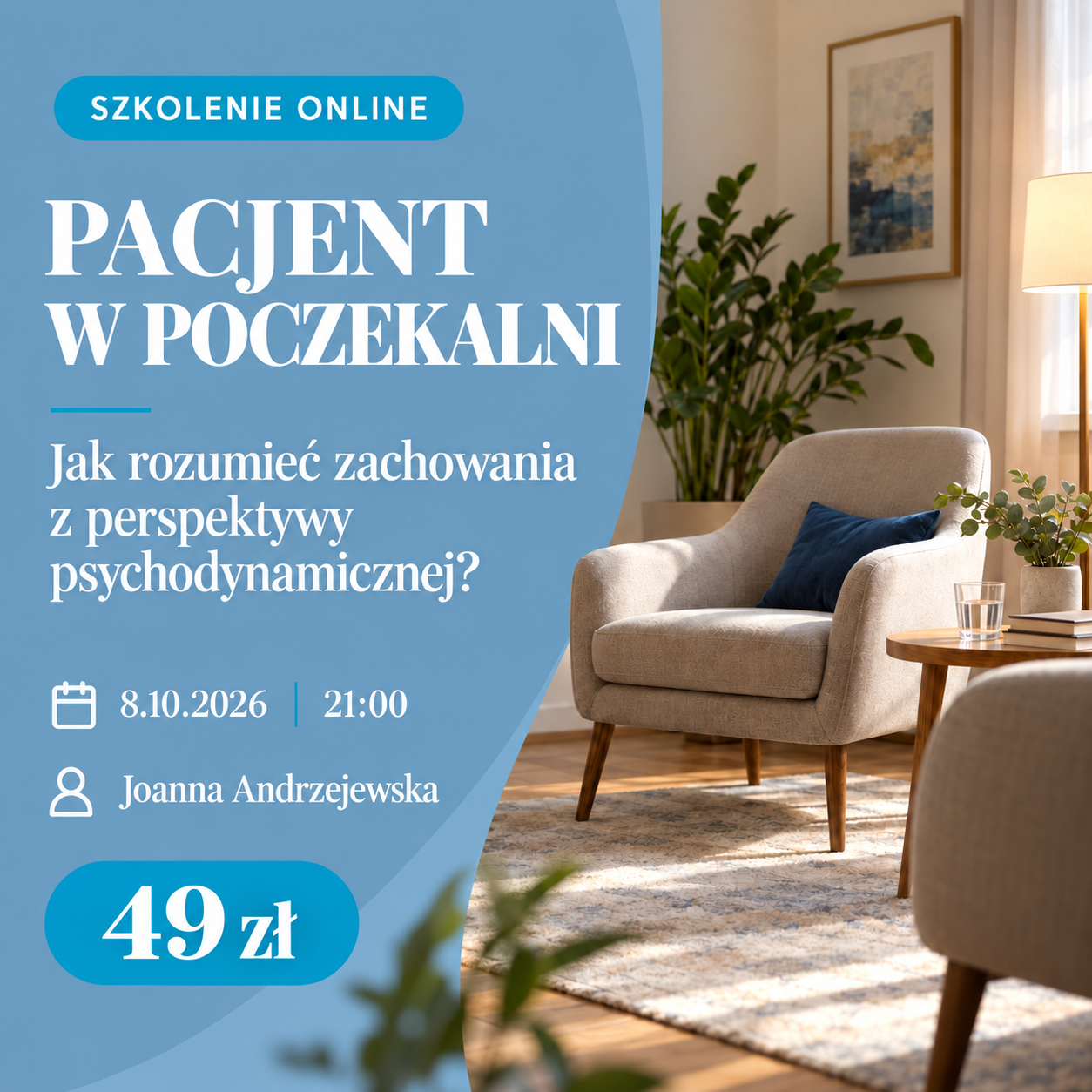ONLINE: Jak rozumieć zachowania pacjentów w poczekalni (8.10.2026)